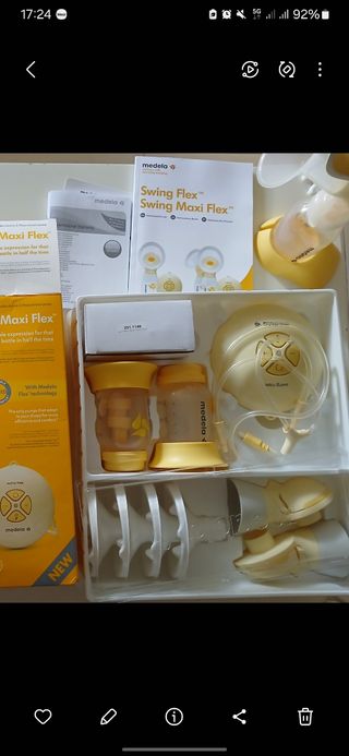 Kit sacaleches Medela Swing Maxi Flex y pack bebé