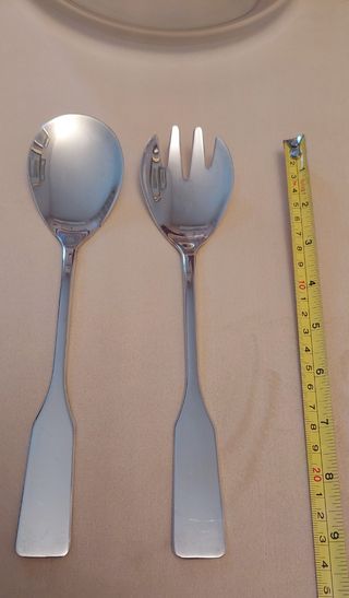 Insalatiera in vetro e silver plated 