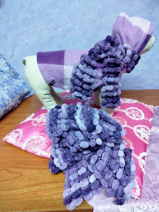 Vestito cane in pile Tg M