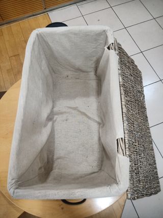 Baúl de mimbre grande