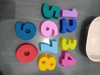 Moldes repostería Números y figuras