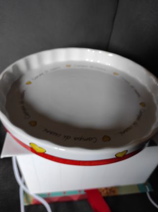 Piatto tortiera egan campo di cuori