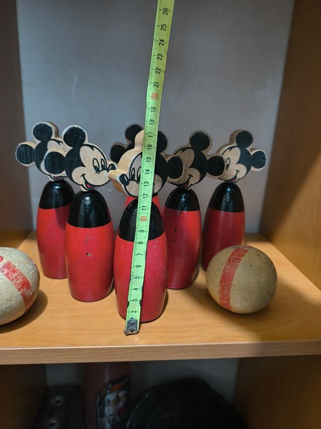 Juego de bolos Miki para coleccionista