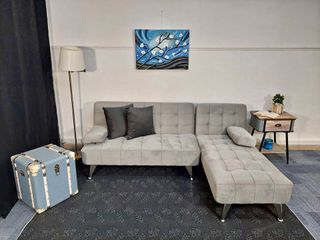 SOFA CAMA EN NEGRO, AZUL Y GRIS NUEVOS