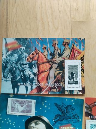 Sellos de la GUERRA CIVIL ESPAÑOLA, todos 5€