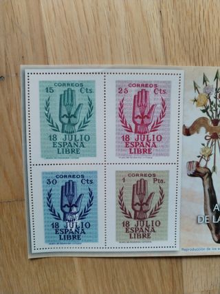 Sellos de la GUERRA CIVIL ESPAÑOLA, todos 5€
