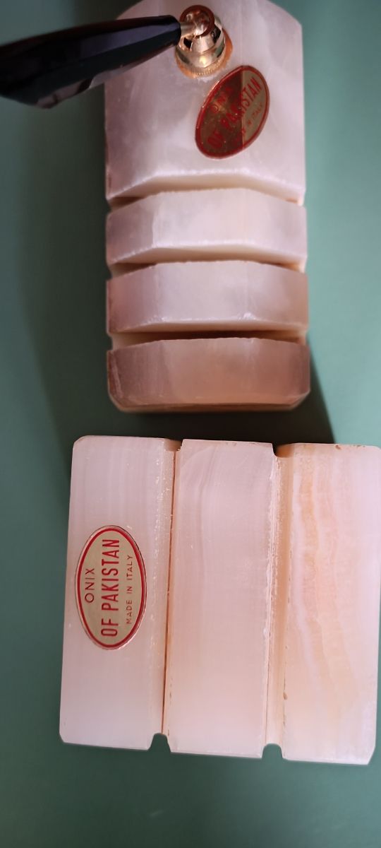 Servizio scrittoio in onice