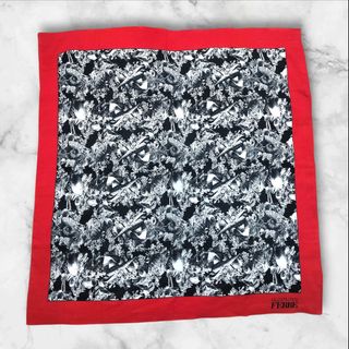 Foulard Gianfranco Ferrè nero rosso