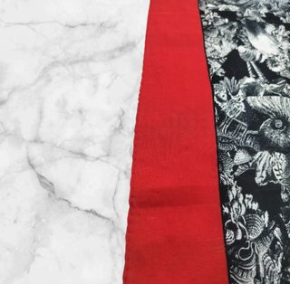 Foulard Gianfranco Ferrè nero rosso