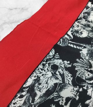 Foulard Gianfranco Ferrè nero rosso