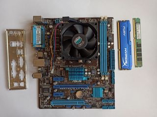 Placa, procesador intel, ram, disipador