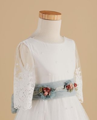 Vestido comunión para niña muy completo 