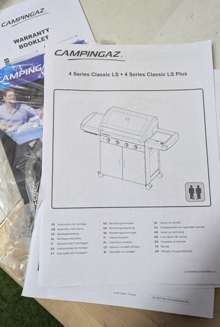 Barbacoa de gas con accesorios mas botella gratis