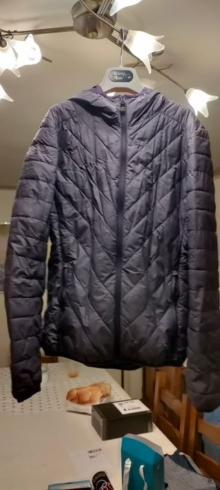 Piumino leggero donna viola taglia S