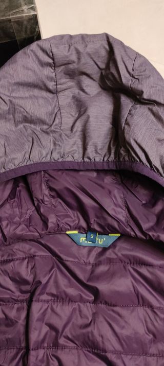 Piumino leggero donna viola taglia S