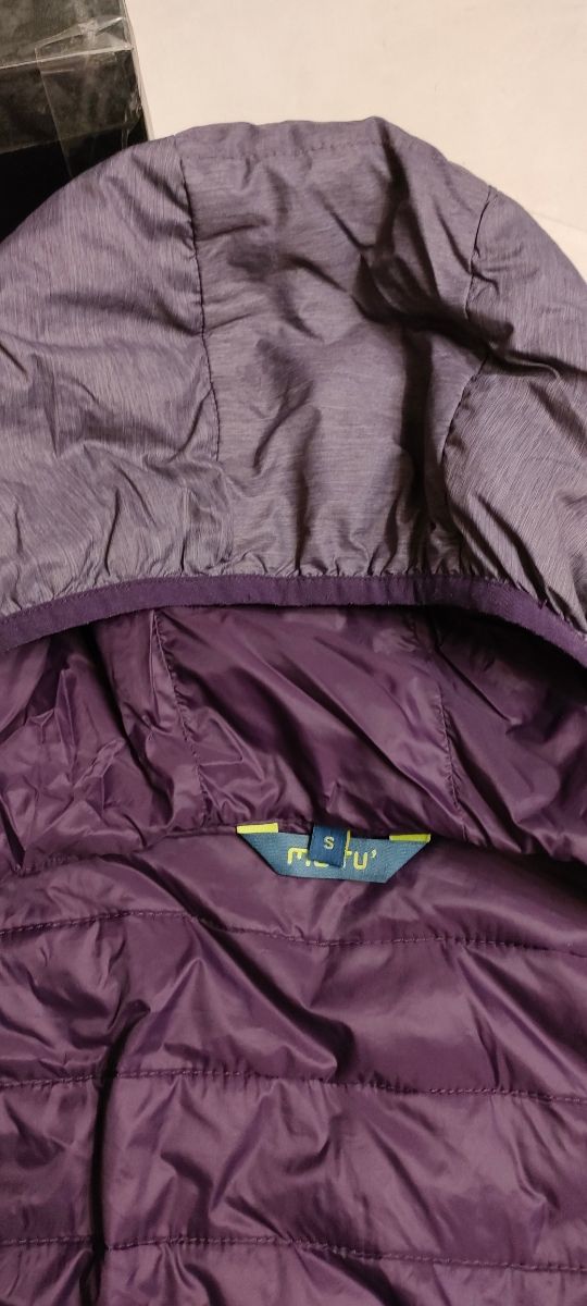 Piumino leggero donna viola taglia S