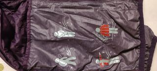 Piumino leggero donna viola taglia S