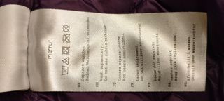 Piumino leggero donna viola taglia S