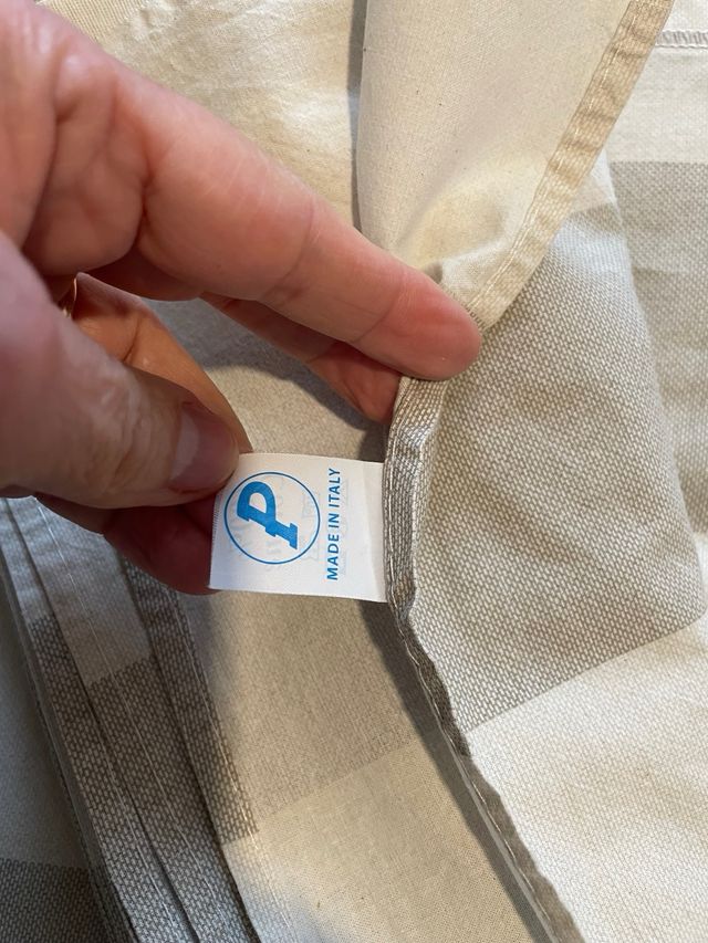 Completo letto singolo cotone a righe