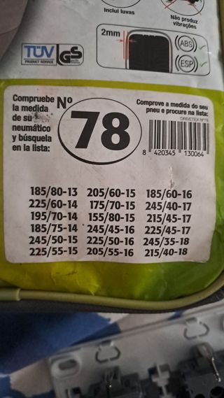 Cadenas de tela para nieve Drivetex