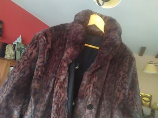 ABRIGO REVERSIBLE DE PIEL 