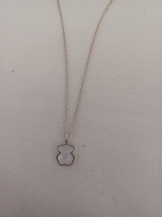 Cadena y colgante plata TOUS