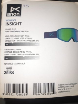 Gafas ANON esqui snow ventisca