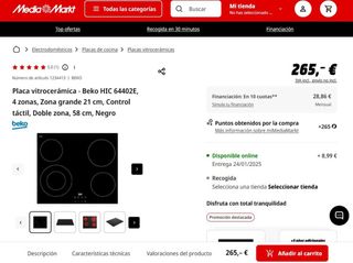 Placa Vitrocerámica Beko