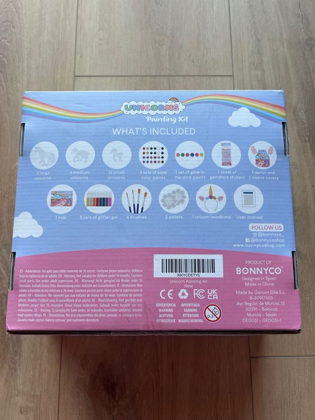 kit de pintura unicornios