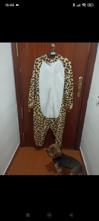Pijama disfraz leopardo 