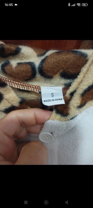 Pijama disfraz leopardo 