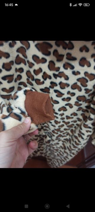 Pijama disfraz leopardo 