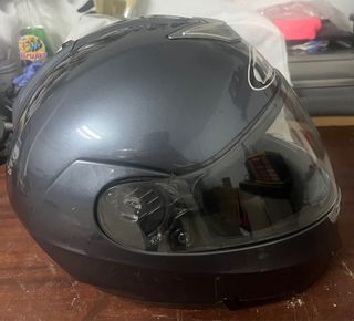 Casco moto modular
