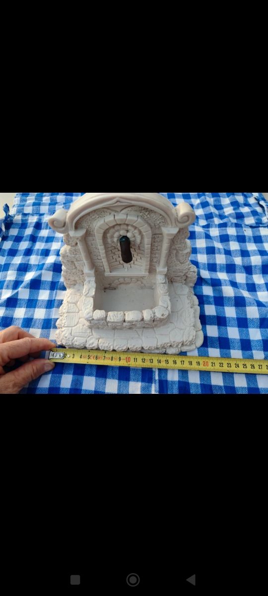 Fontanella in marmo, anche x giardini rocciosi