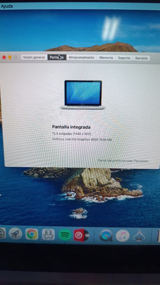 Macbook pro 15 pulgadas 2012