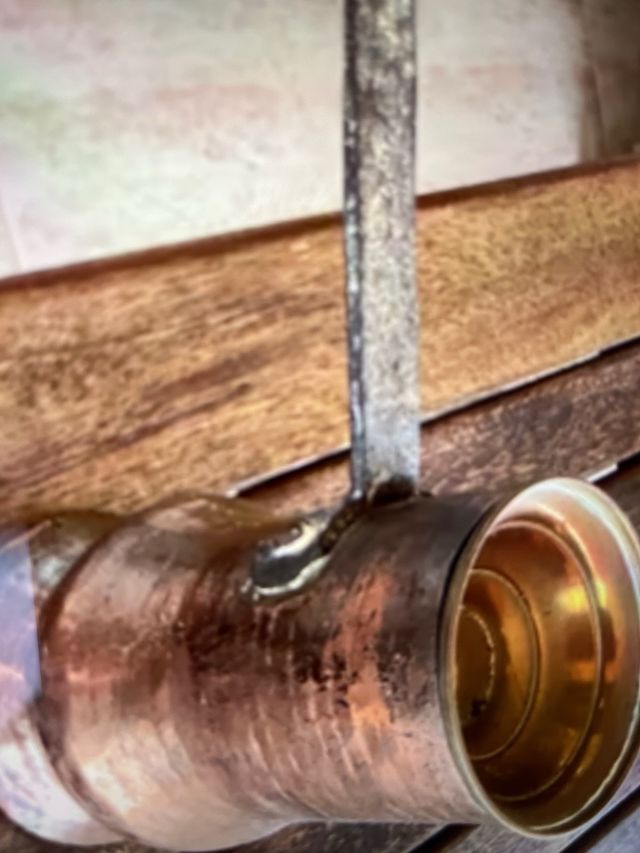 Cafetera latòn antigua