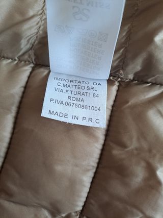 Anorak de Sweet Miss guatado