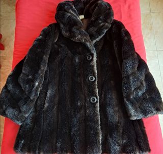 📢👀¡LIQUIDACION! Abrigo Mujer Piel Sintética