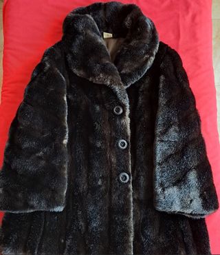 📢👀¡LIQUIDACION! Abrigo Mujer Piel Sintética