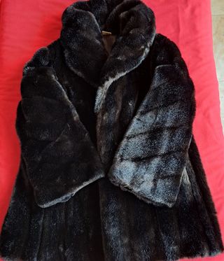 📢👀¡LIQUIDACION! Abrigo Mujer Piel Sintética