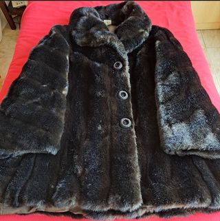📢👀¡LIQUIDACION! Abrigo Mujer Piel Sintética