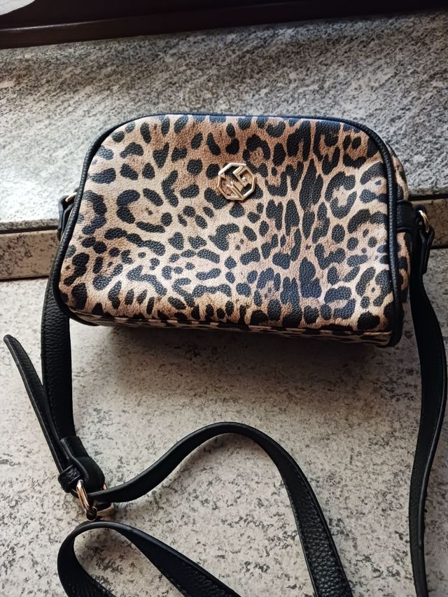 Borsa maculata con tracolla made in Italy