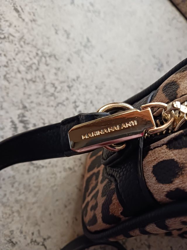 Borsa maculata con tracolla made in Italy