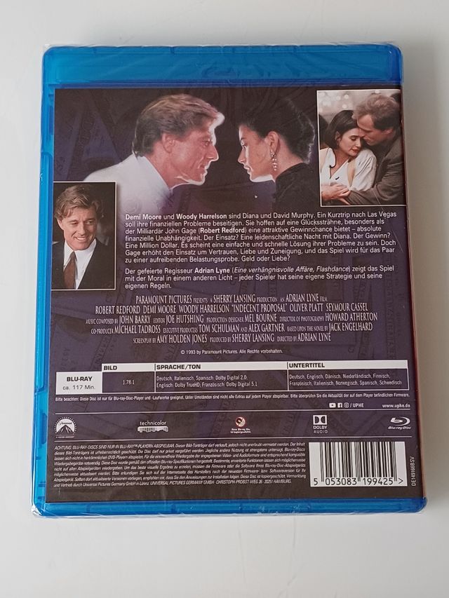 NUEVO BLURAY Una Proposición Indecente