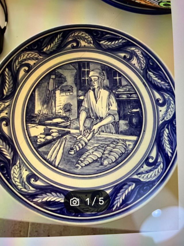 Plato ceramica Delfs Holanda