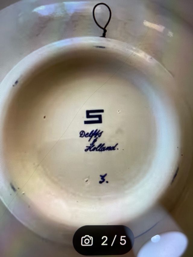 Plato ceramica Delfs Holanda