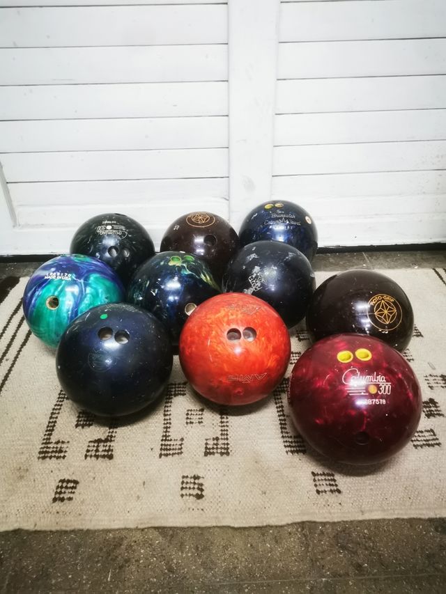 bolas de bolos. Bowling. 9 unidades. Precio unidad