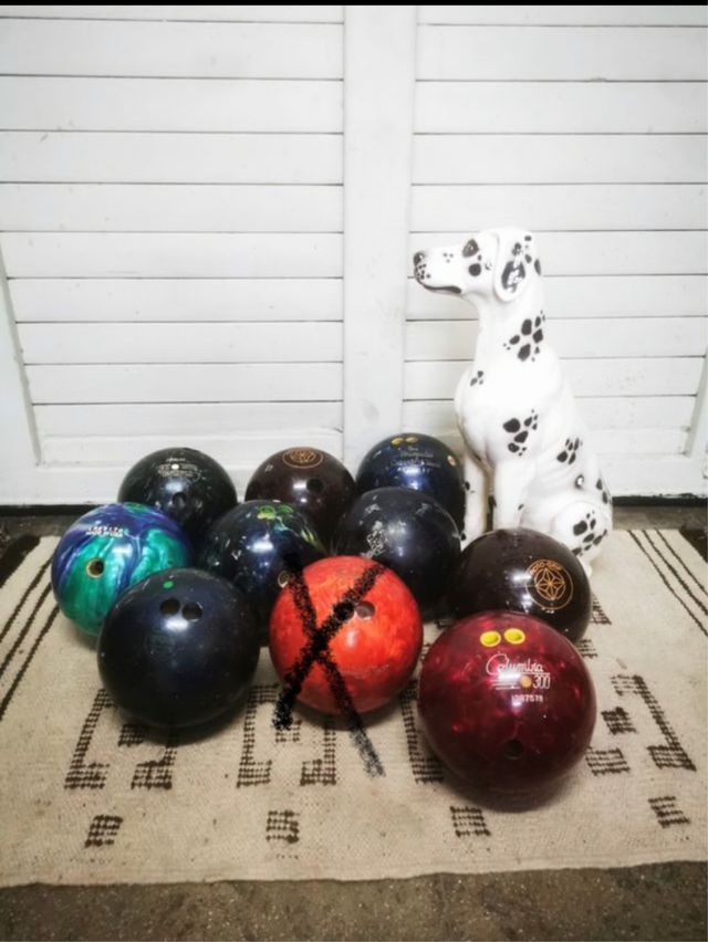 bolas de bolos. Bowling. 9 unidades. Precio unidad