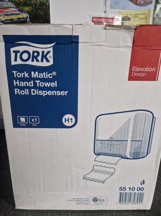 Dispensador toallas seca manos 