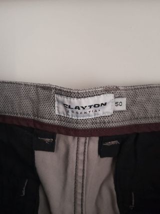 Pantalone in tessuto grigio primaverile taglia 50